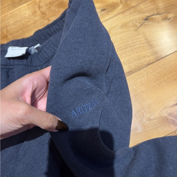 Aritzia Navy Sweat Set - Picture 5 of 11